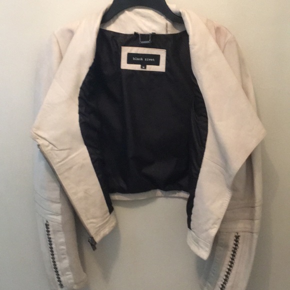 Like New Genuine Leather Jacket - Picture 6 of 6